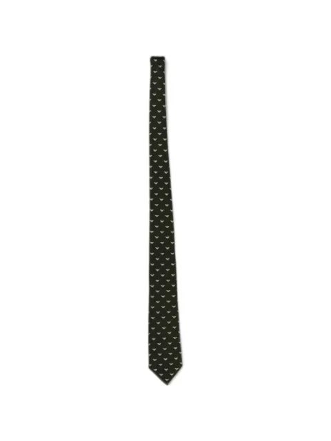 Emporio Armani monogram silk tie