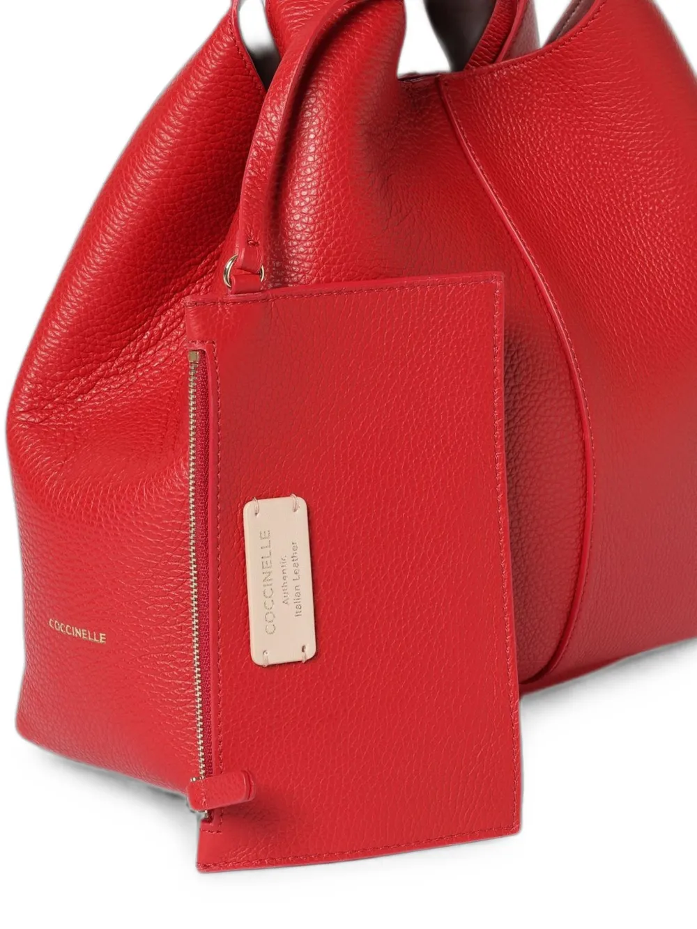 Coccinelle C-Me Easy leren schoudertas Rood