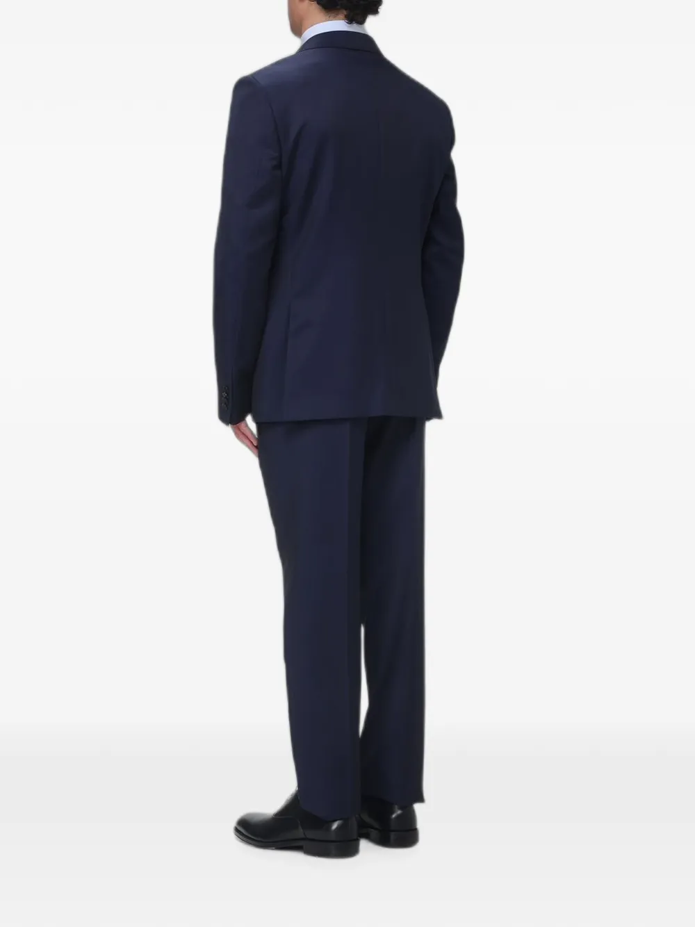 Zegna Pak met enkele rij knopen Blauw