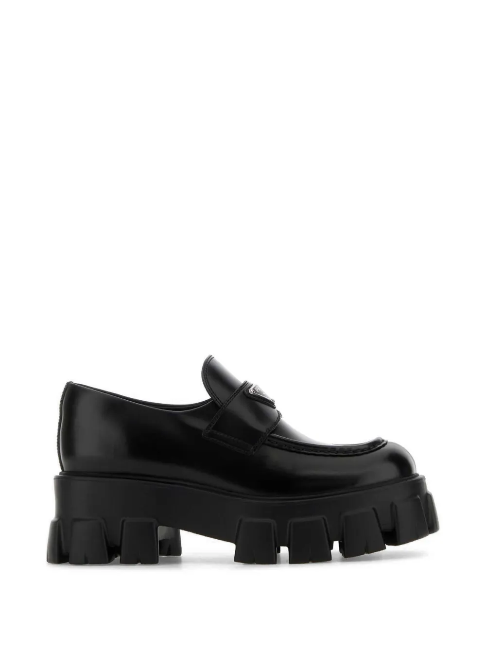 Prada Monolith leather loafers - Nero