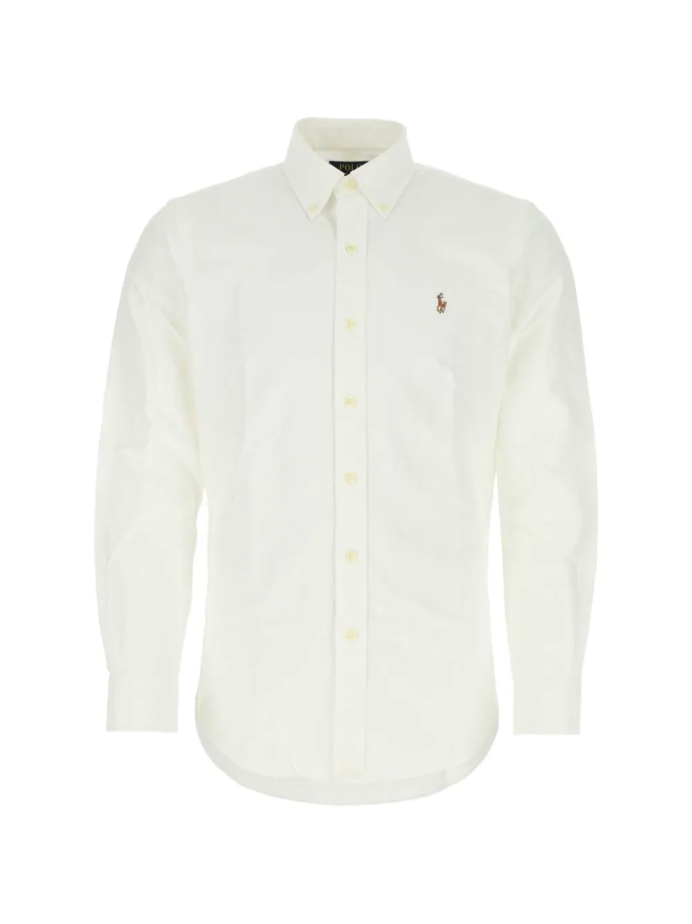 Polo Ralph Lauren embroidered-logo Oxford shirt - Nude