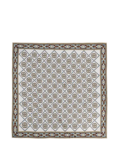 Tory Burch Double T logo-print scarf