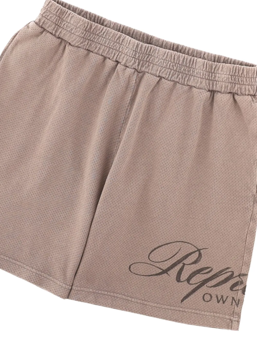 Represent Shorts met logoprint Beige