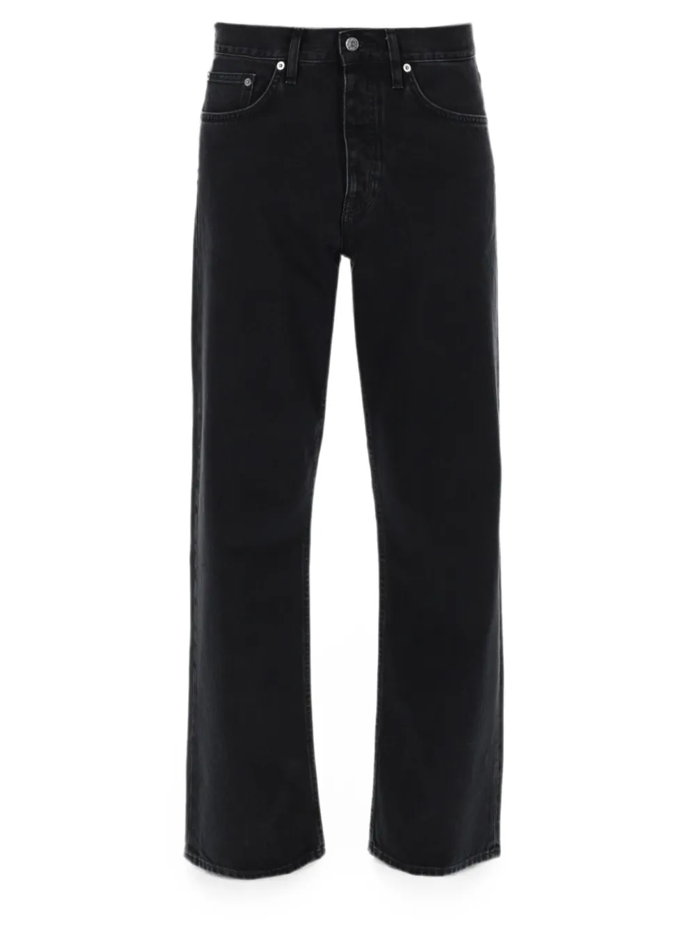 Sunflower Straight jeans met knopen Zwart