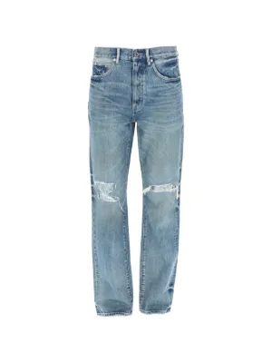 Purple Brand Distressed Repairs Jeans | Blue | FARFETCH ID