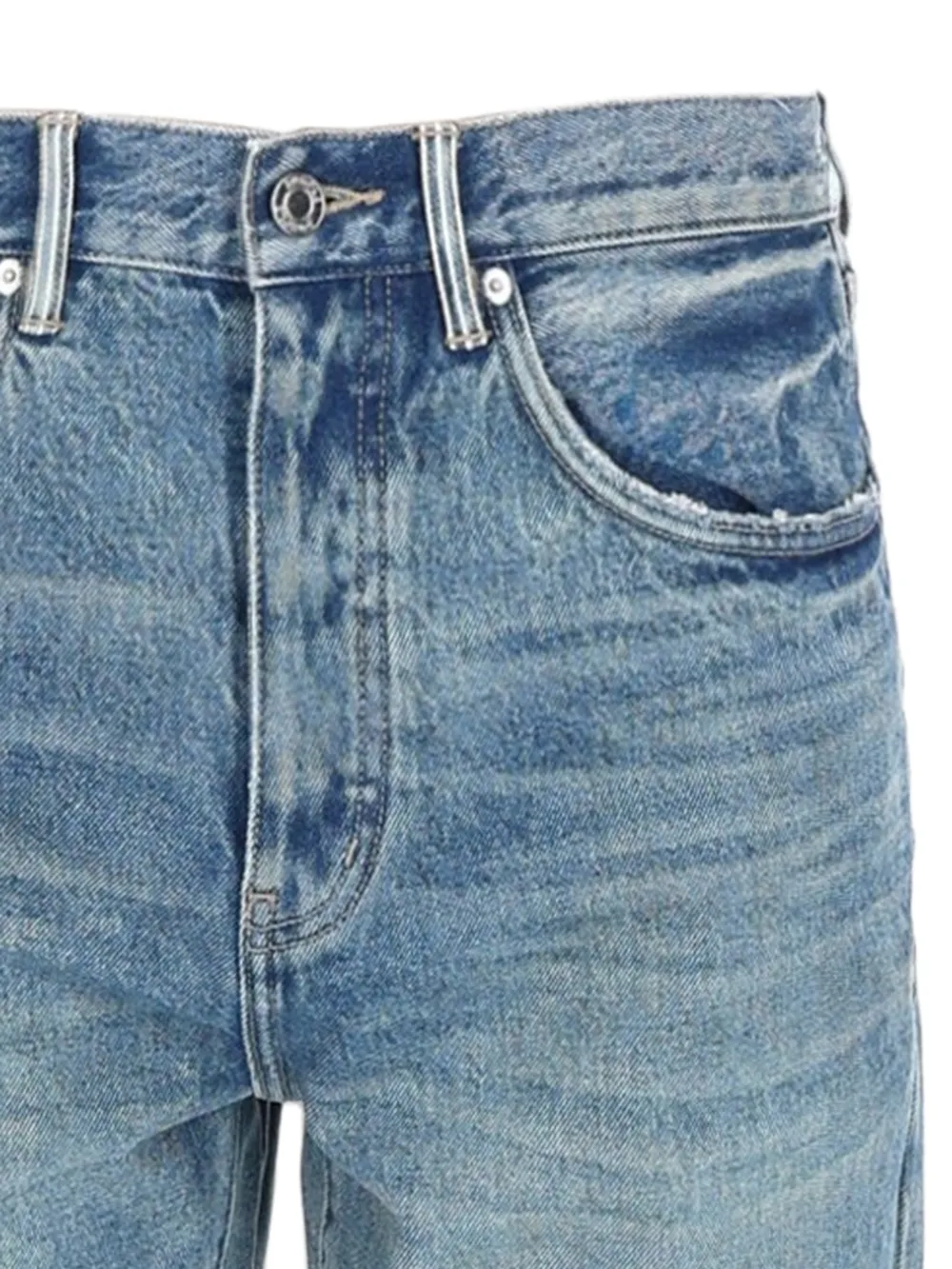 Purple Brand P011 Sun Hickory jeans met vervaagd effect Blauw