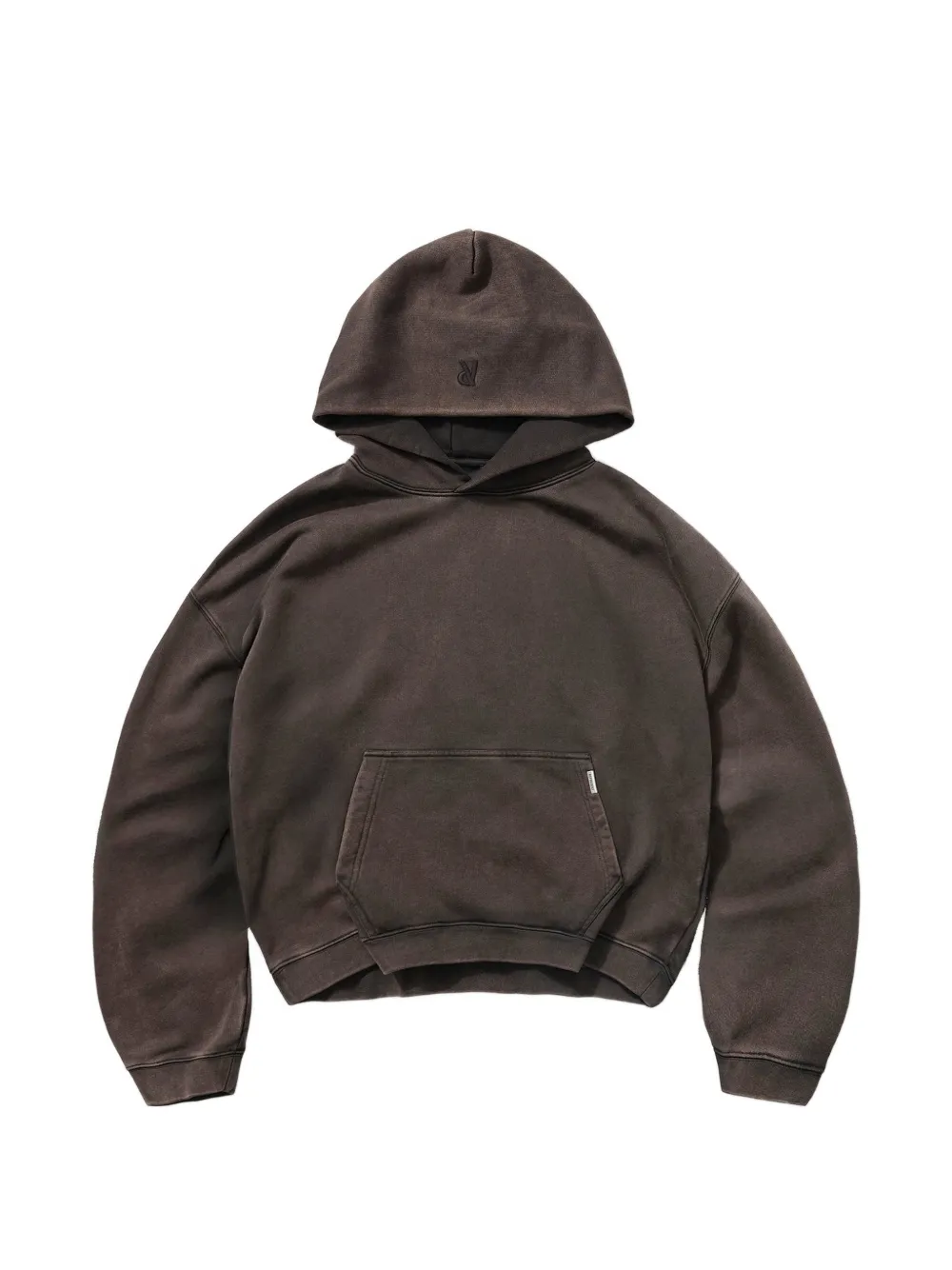 Represent logo-embroidered pouch-pocket hoodie
