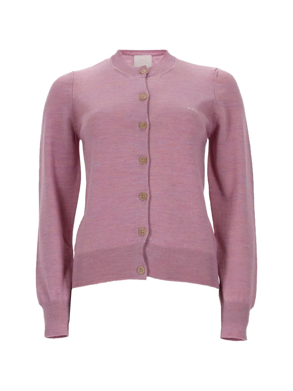 A.P.C. virgin wool cardigan - Rosa