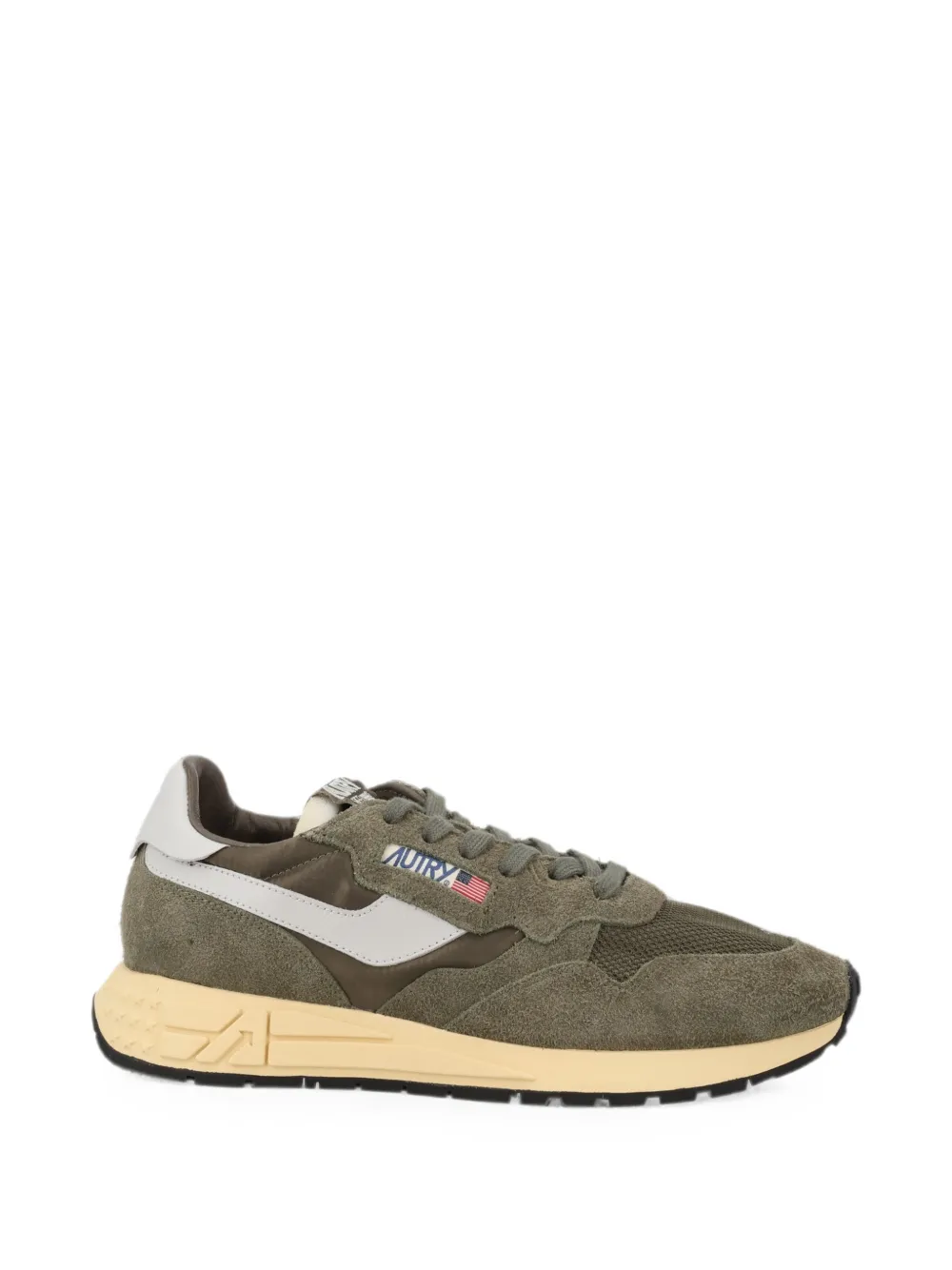 Autry panelled suede sneakers - Verde