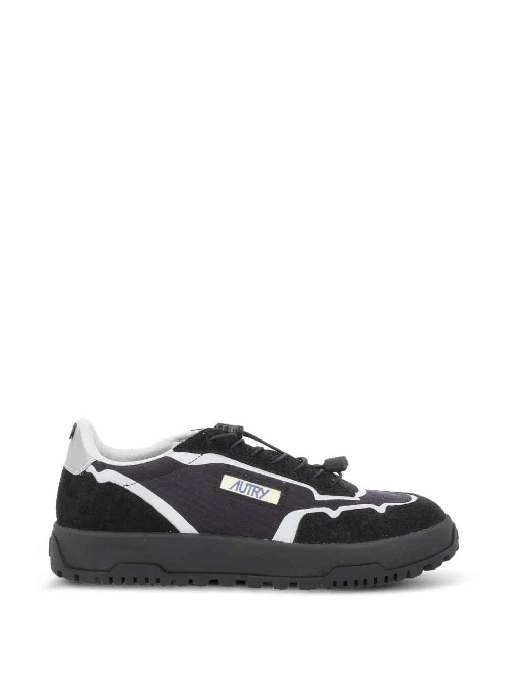 Autry suede-trim toggle-fastening sneakers - Nero