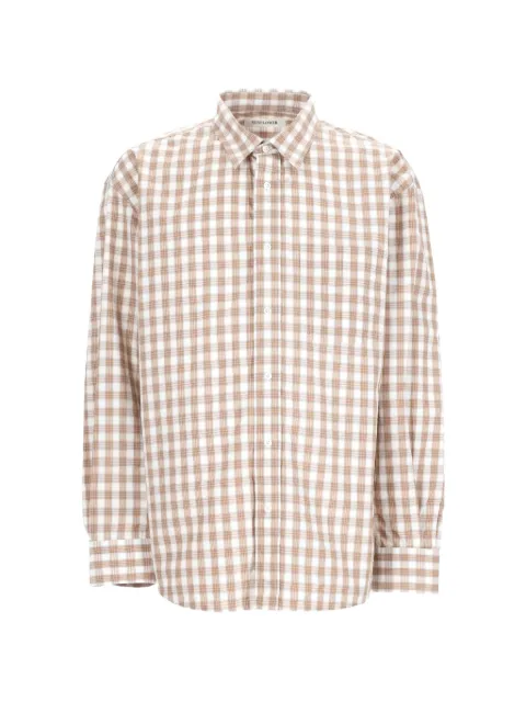 Sunflower checked cotton shirt
