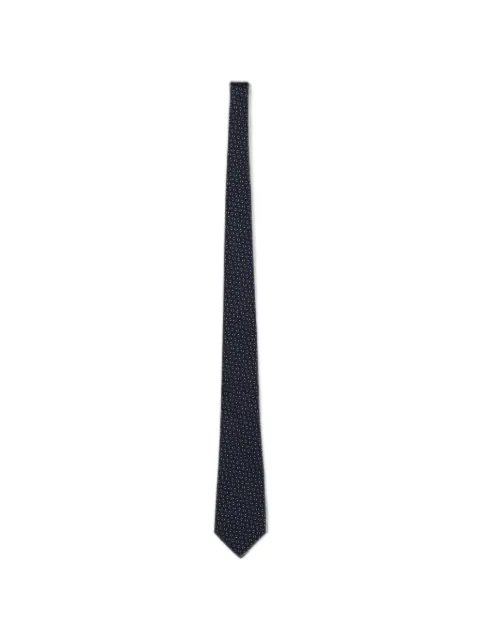 Zegna jacquard-woven silk tie