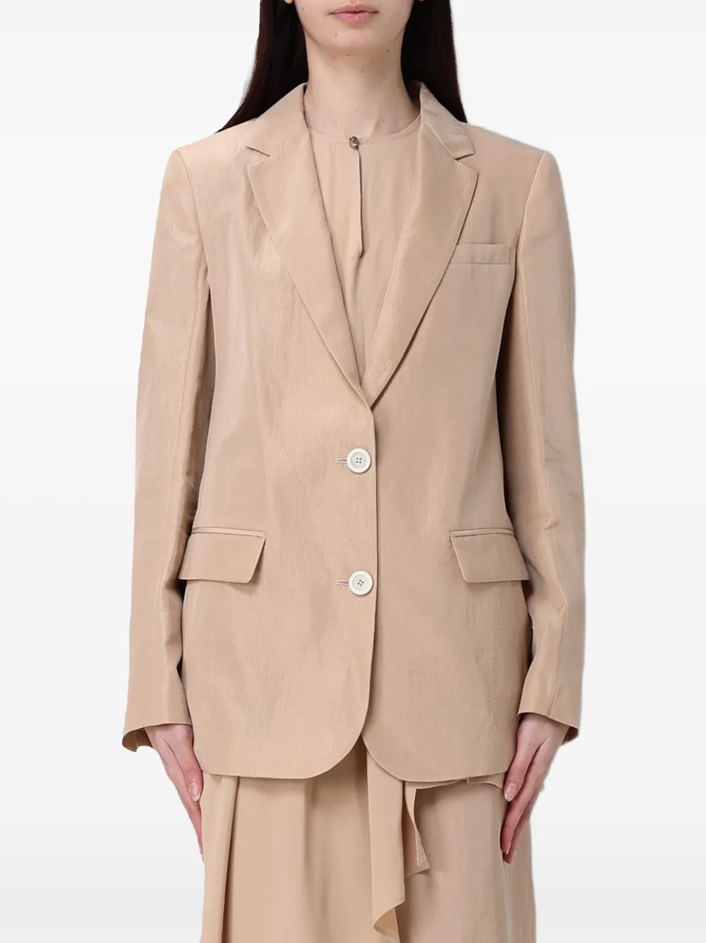 Fabiana Filippi single-breasted blazer - Toni neutri