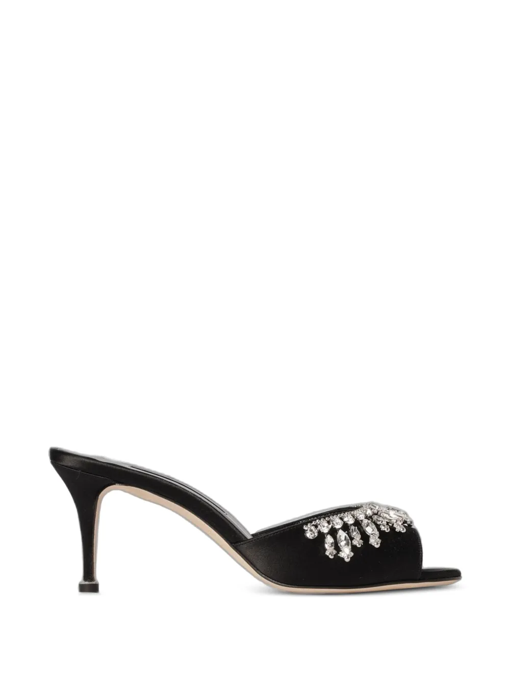 Manolo Blahnik Tulimu crystal-embellished heeled sandals - Schwarz