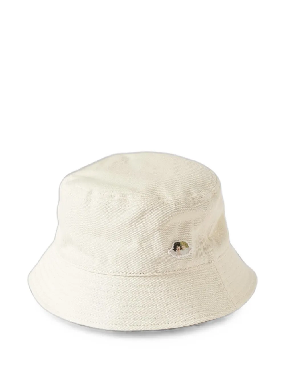 Fiorucci Angels Patch bucket hat - Toni neutri
