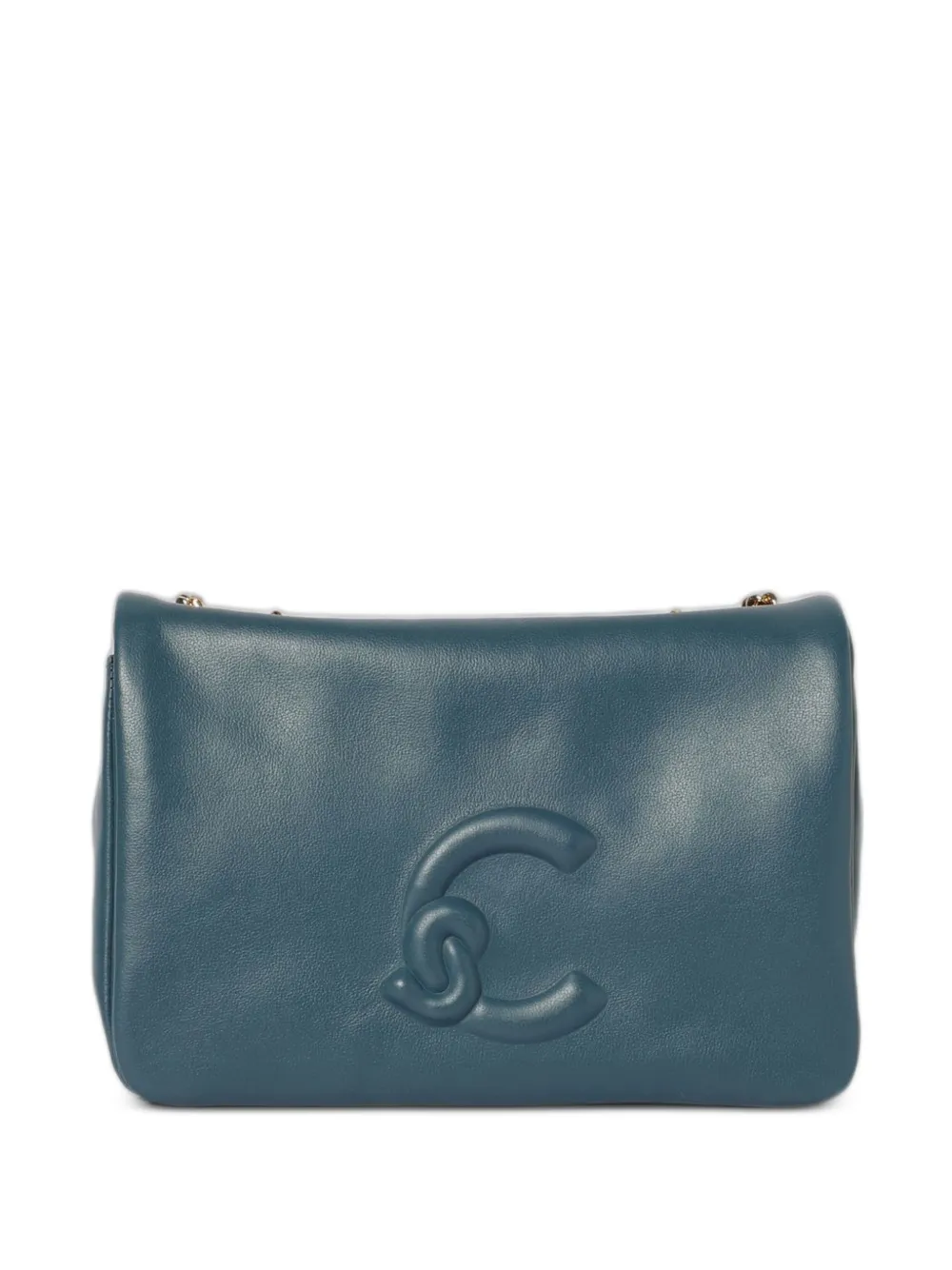 Coccinelle Dulse logo-embossed shoulder bag - Blu