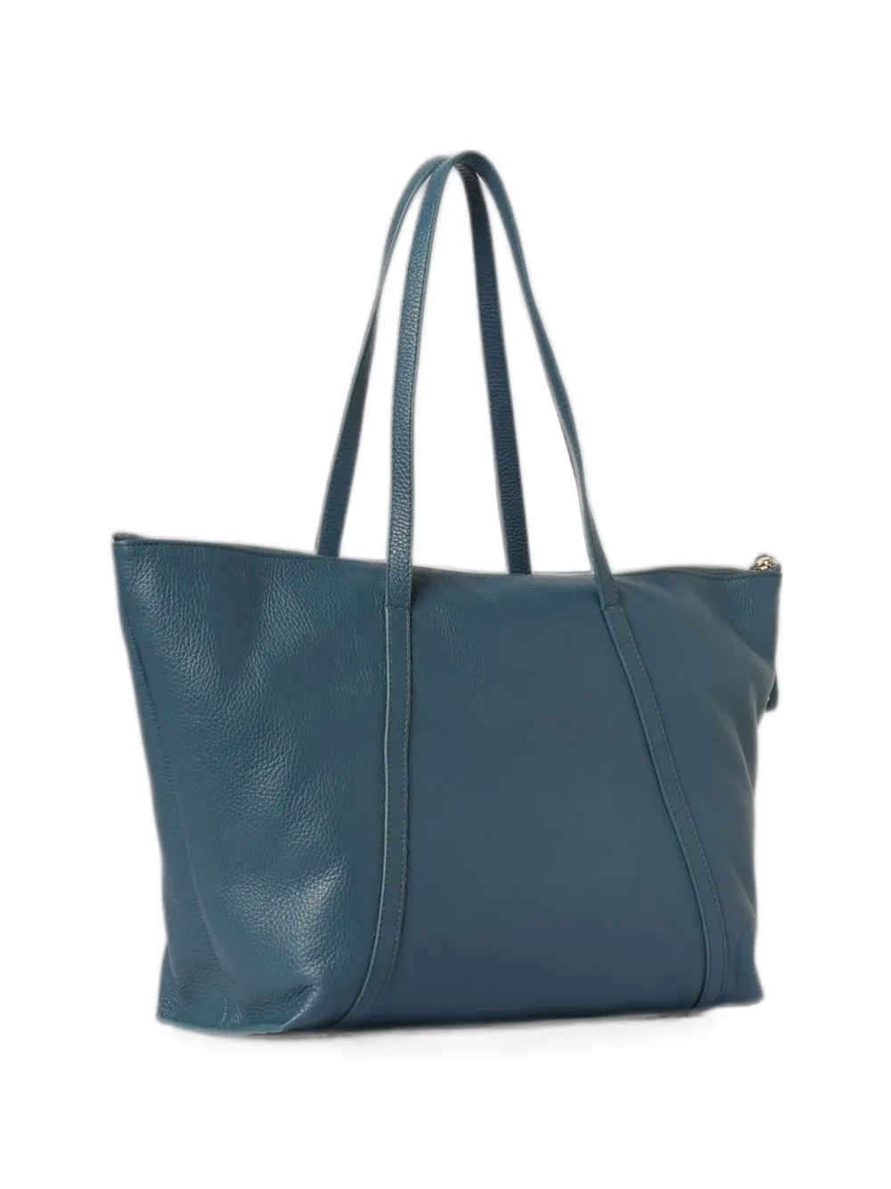Coccinelle Nory grained leather shoulder bag - Blu