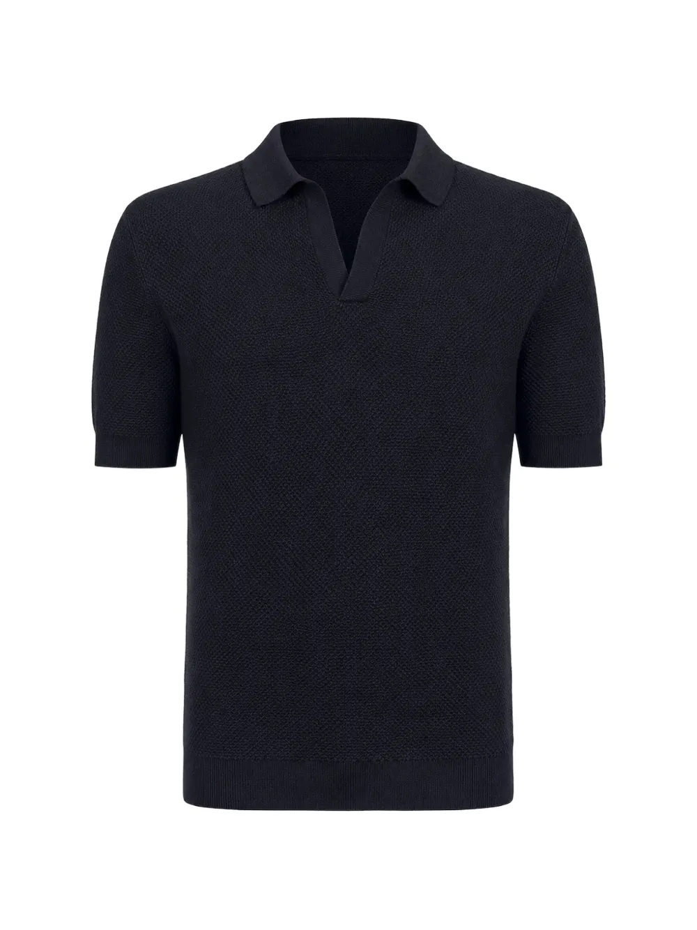 Zegna textured T-shirt - Blu