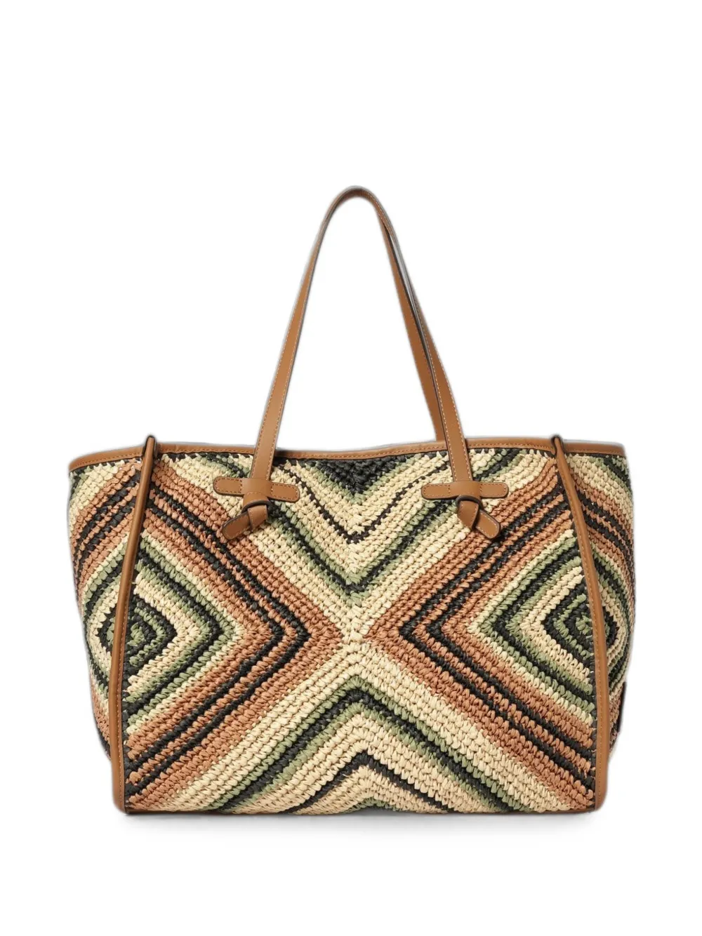 GIANNI CHIARINI Marcella tote bag - Toni neutri