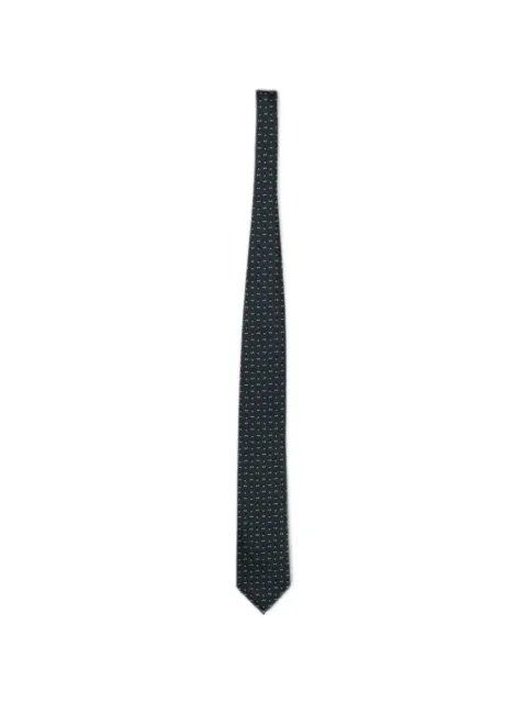 Zegna jacquard silk tie