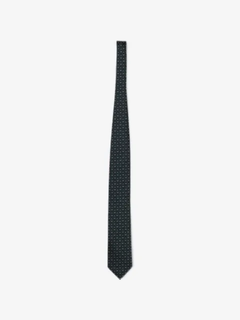 Zegna jacquard silk tie