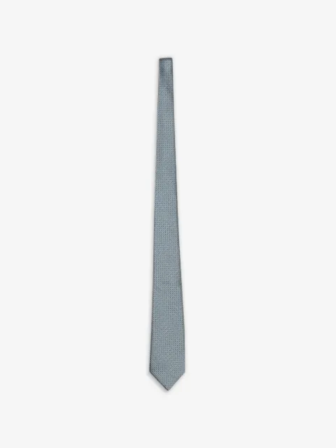 Zegna corbata entretejida en jacquard