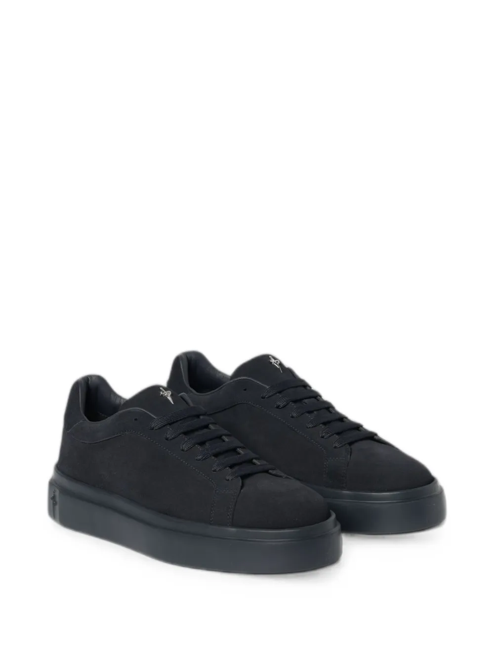 Cesare Paciotti Venus Unite suede-finish platform sneakers Blauw