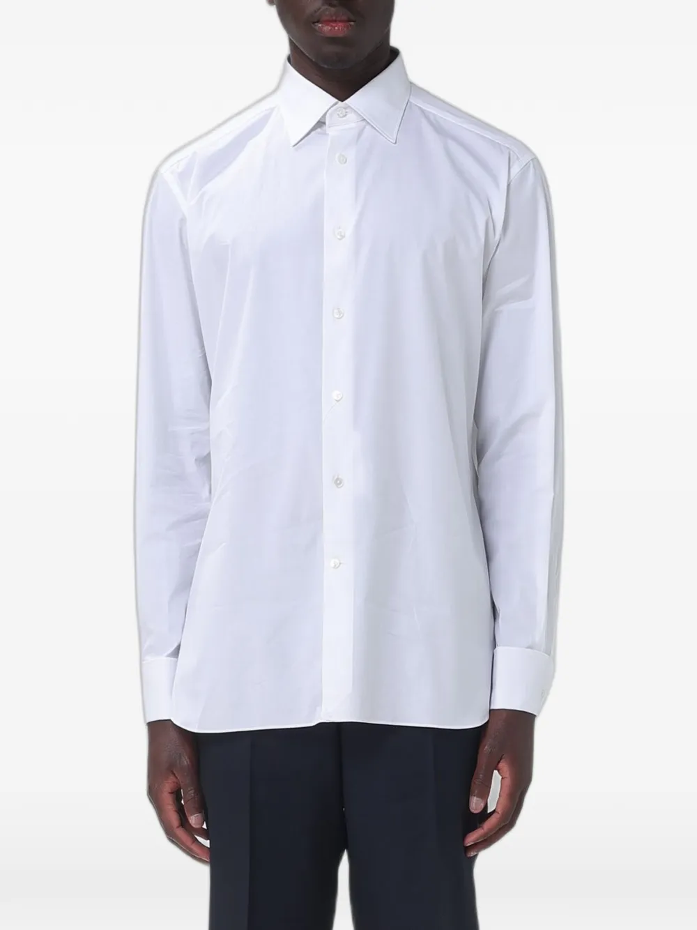 Zegna Linnen overhemd Wit