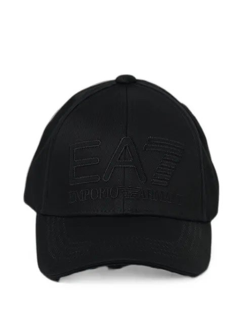 Ea7 Emporio Armani logo-embroidered baseball cap
