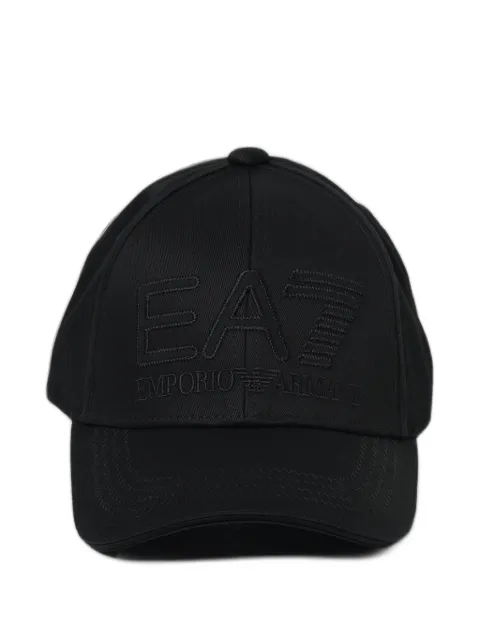 Ea7 Emporio Armani logo-embroidered baseball cap