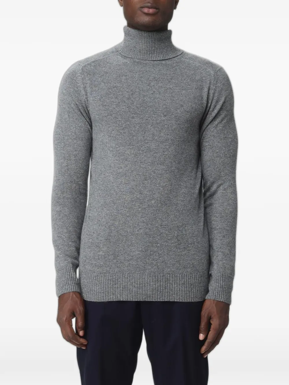 Emporio Armani roll-neck sweater - Grey