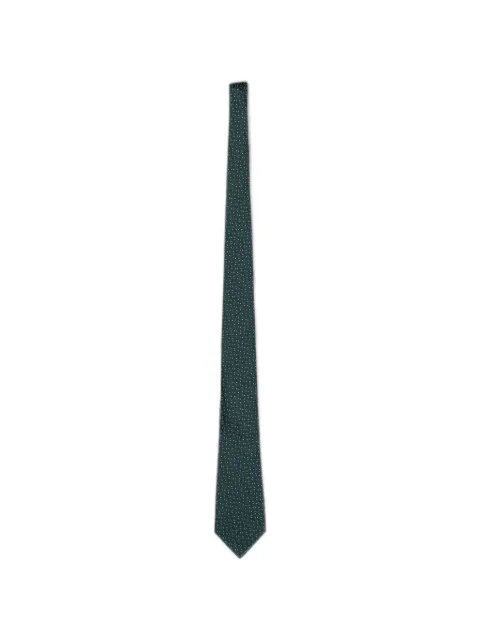 Zegna jacquard-knit silk tie