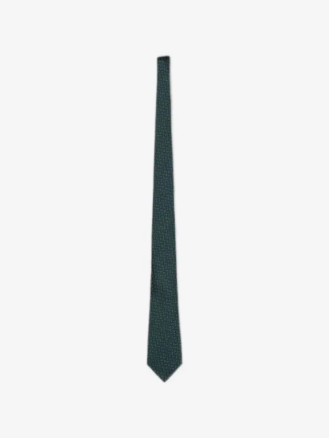 Zegna jacquard-knit silk tie