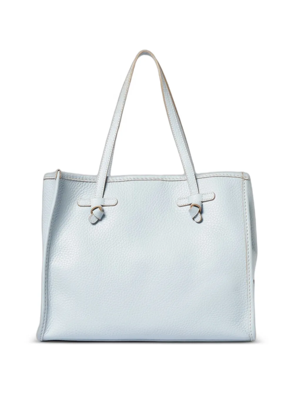 GIANNI CHIARINI large Marcella pebbled leather shoulder bag - Blu
