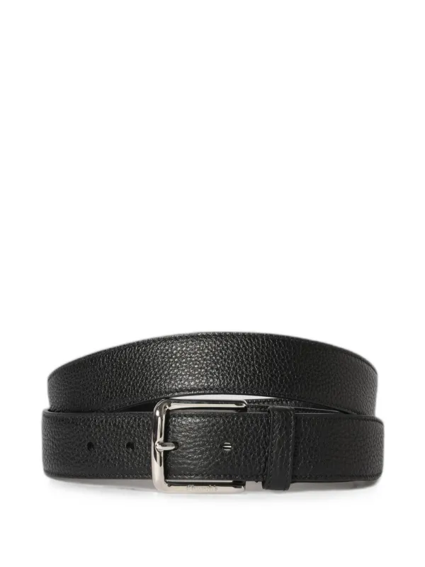 Church's Grained Leather Belt in Black