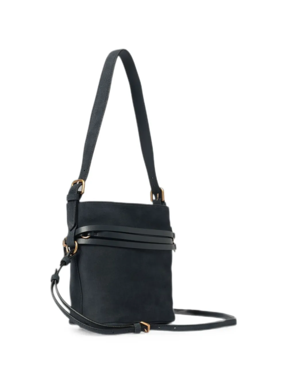 PINKO Schoudertas met studs en ceintuur Grijs