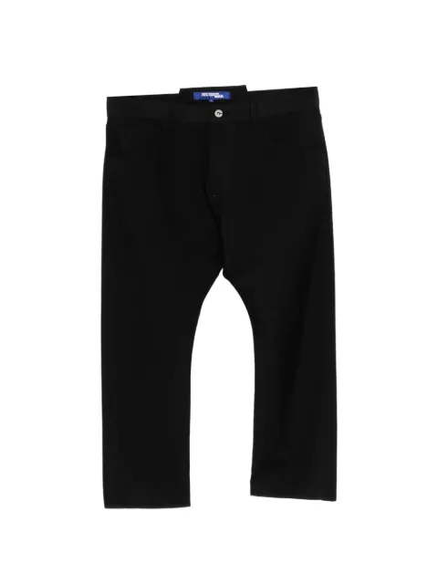 Junya Watanabe MAN pantalones de talle bajo con dobladillo vuelto