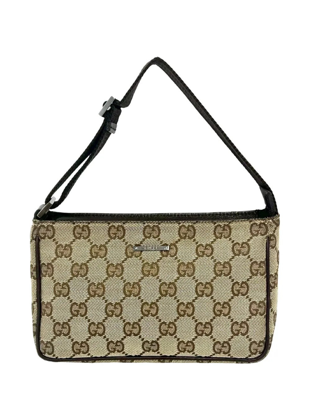 Gucci Pre-Owned Borsa a spalla in tela GG 2000-2015 - Toni neutri