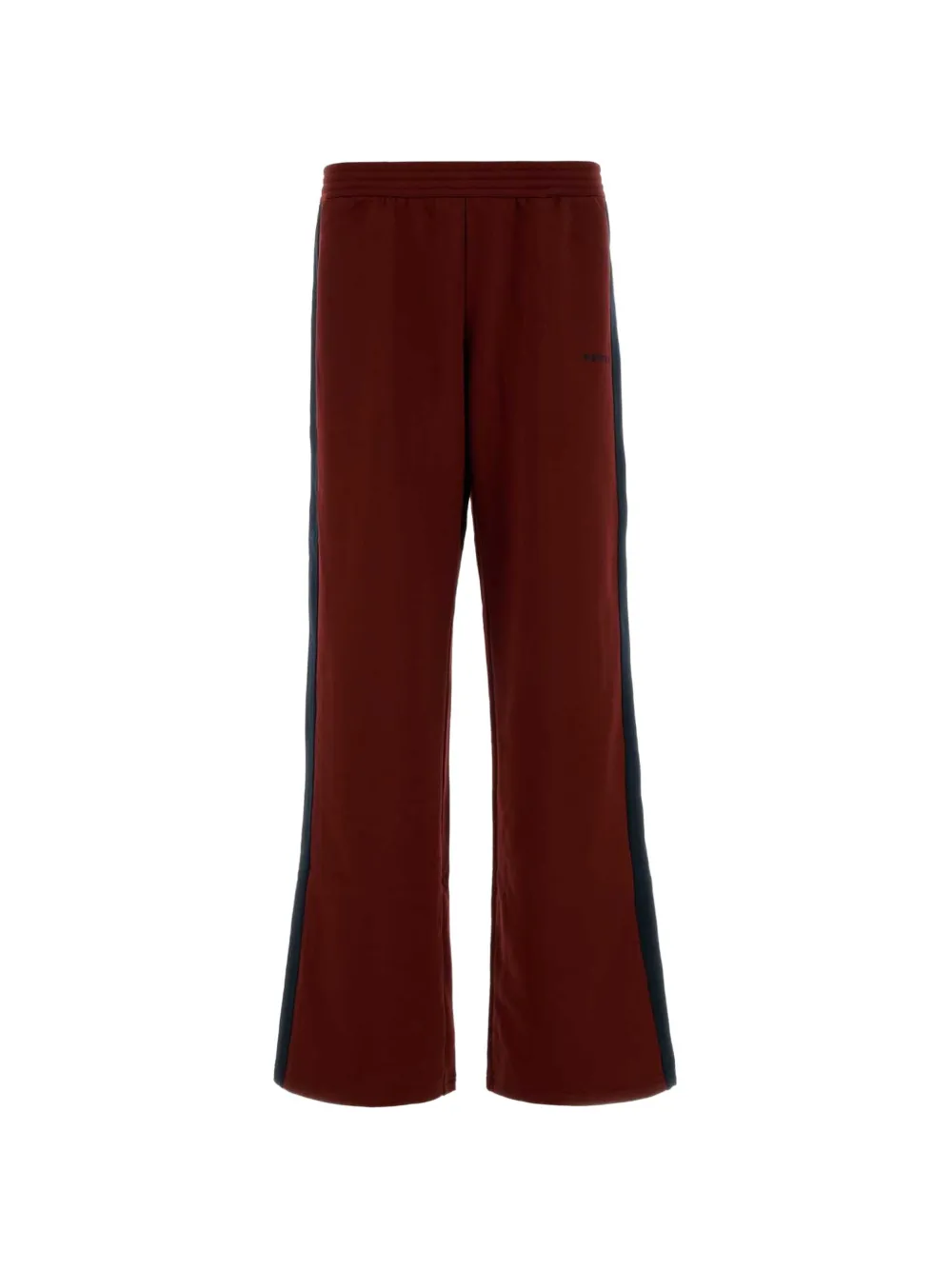 Alexander McQueen side-stripe wide-leg track pants - Rot