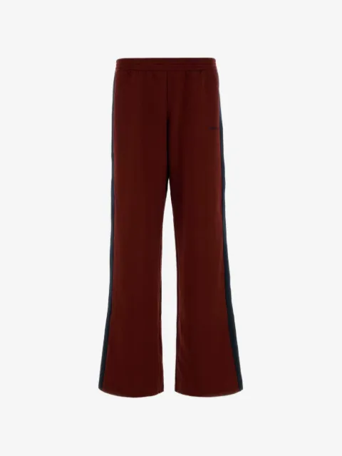 Alexander McQueen side-stripe wide-leg track pants