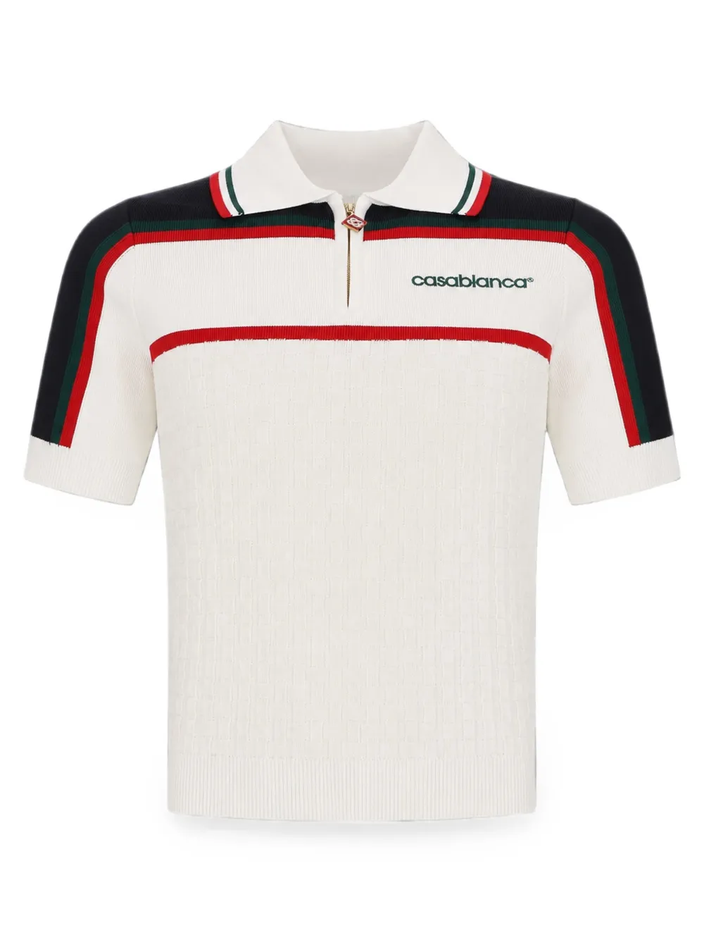 Casablanca Gestreept poloshirt Beige