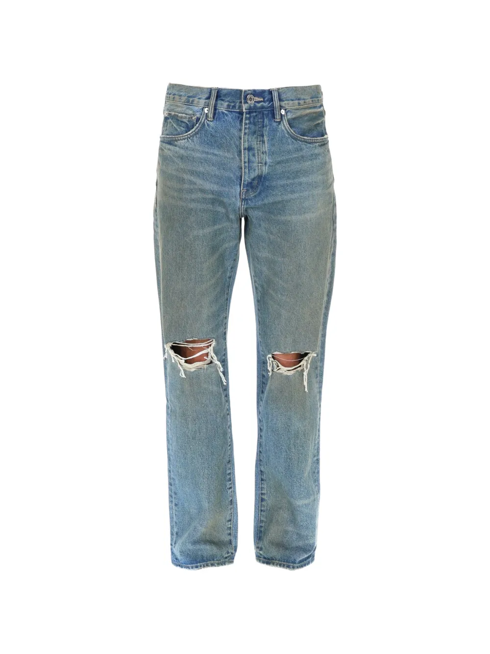 Purple Brand distressed faded jeans - Blau