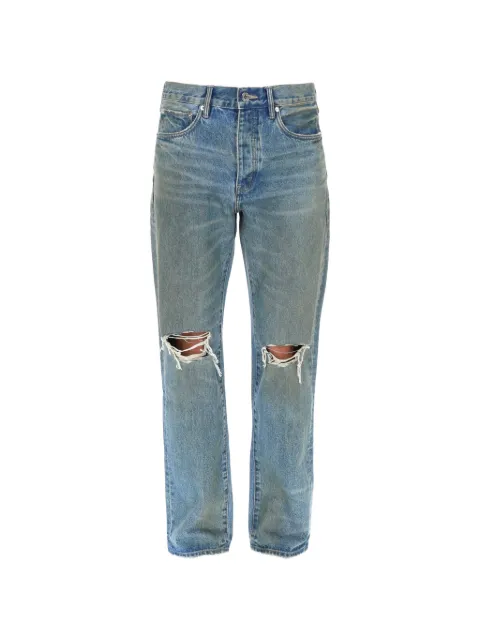 Purple Brand distressed faded jeans