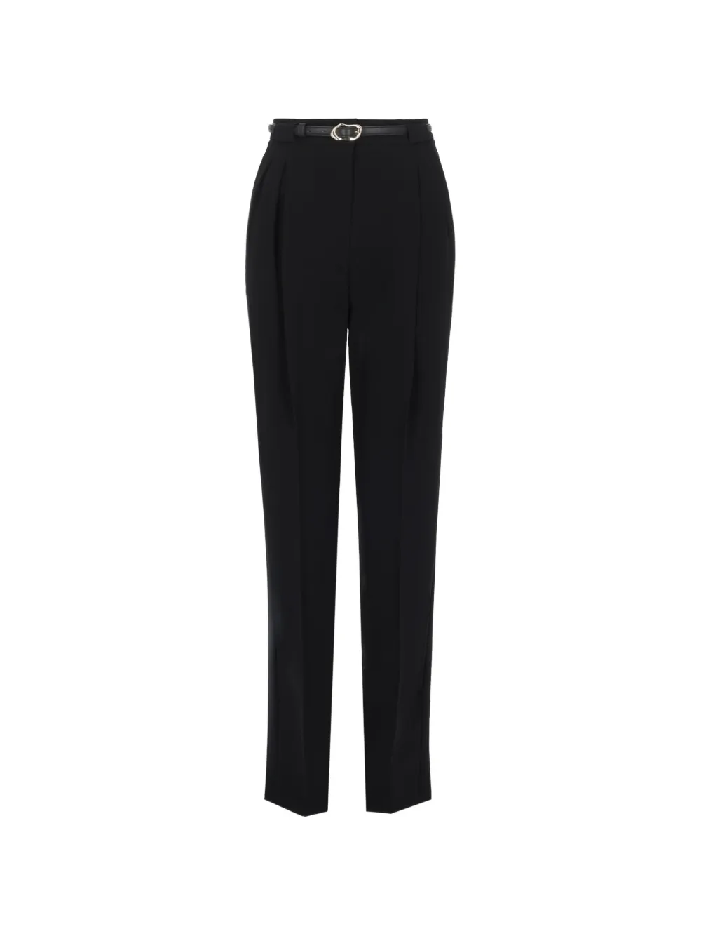 Max Mara Plooibroek met ceintuur Zwart
