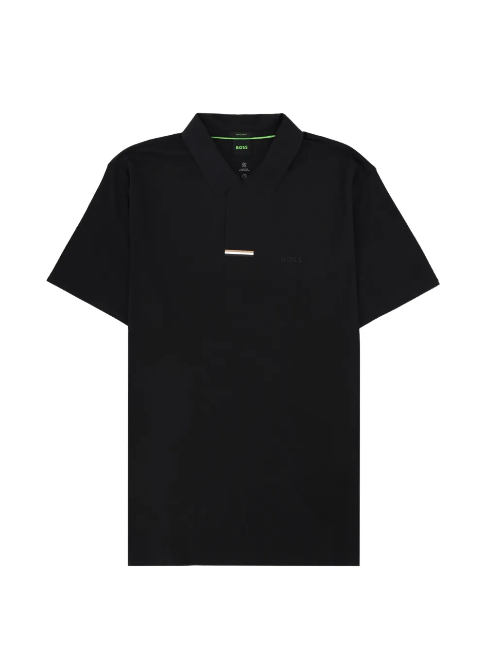 BOSS GREEN HUGO BOSS logo-print short-sleeve polo shirt - Nero