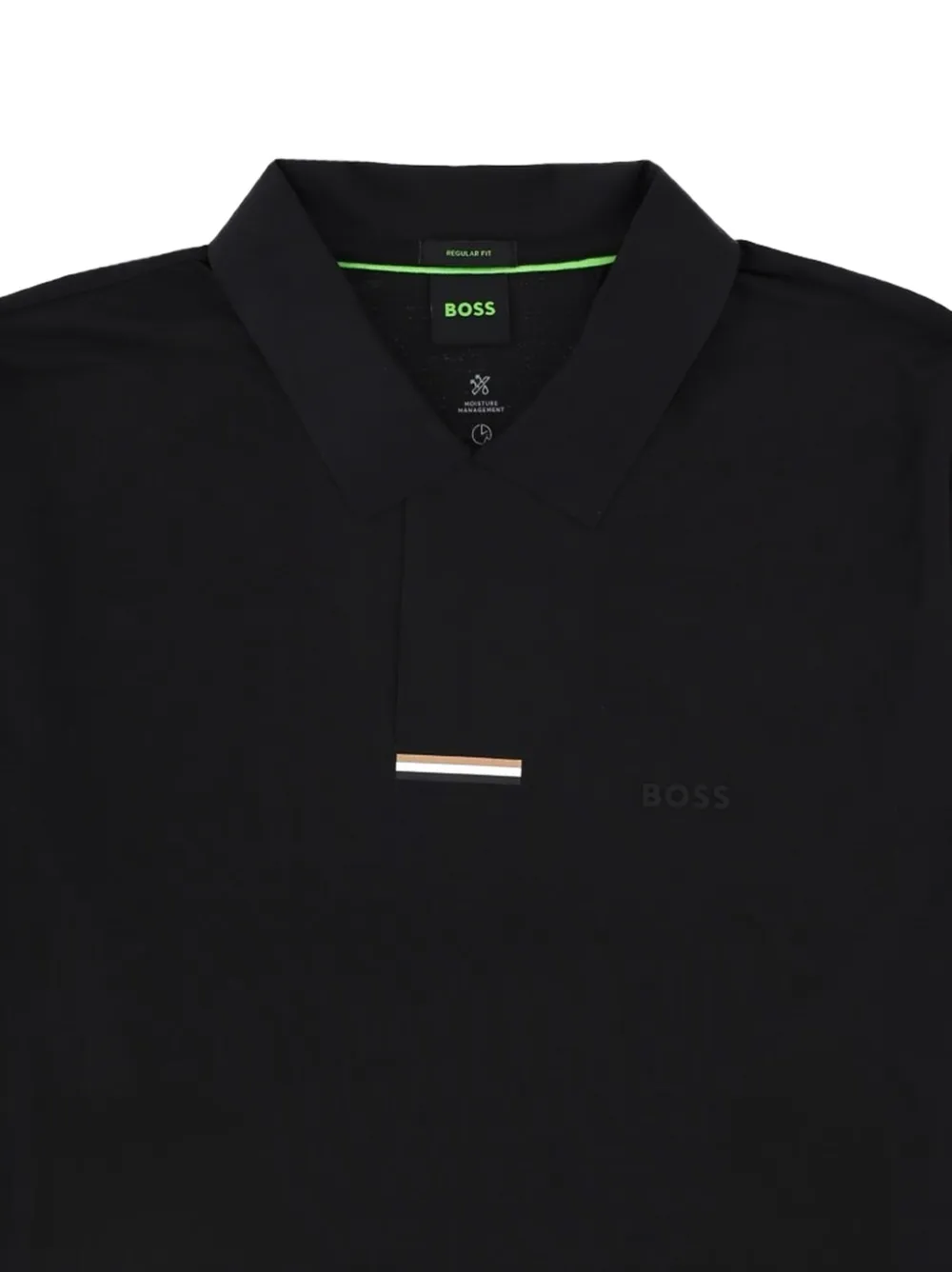 BOSS GREEN HUGO BOSS Poloshirt met logoprint Zwart