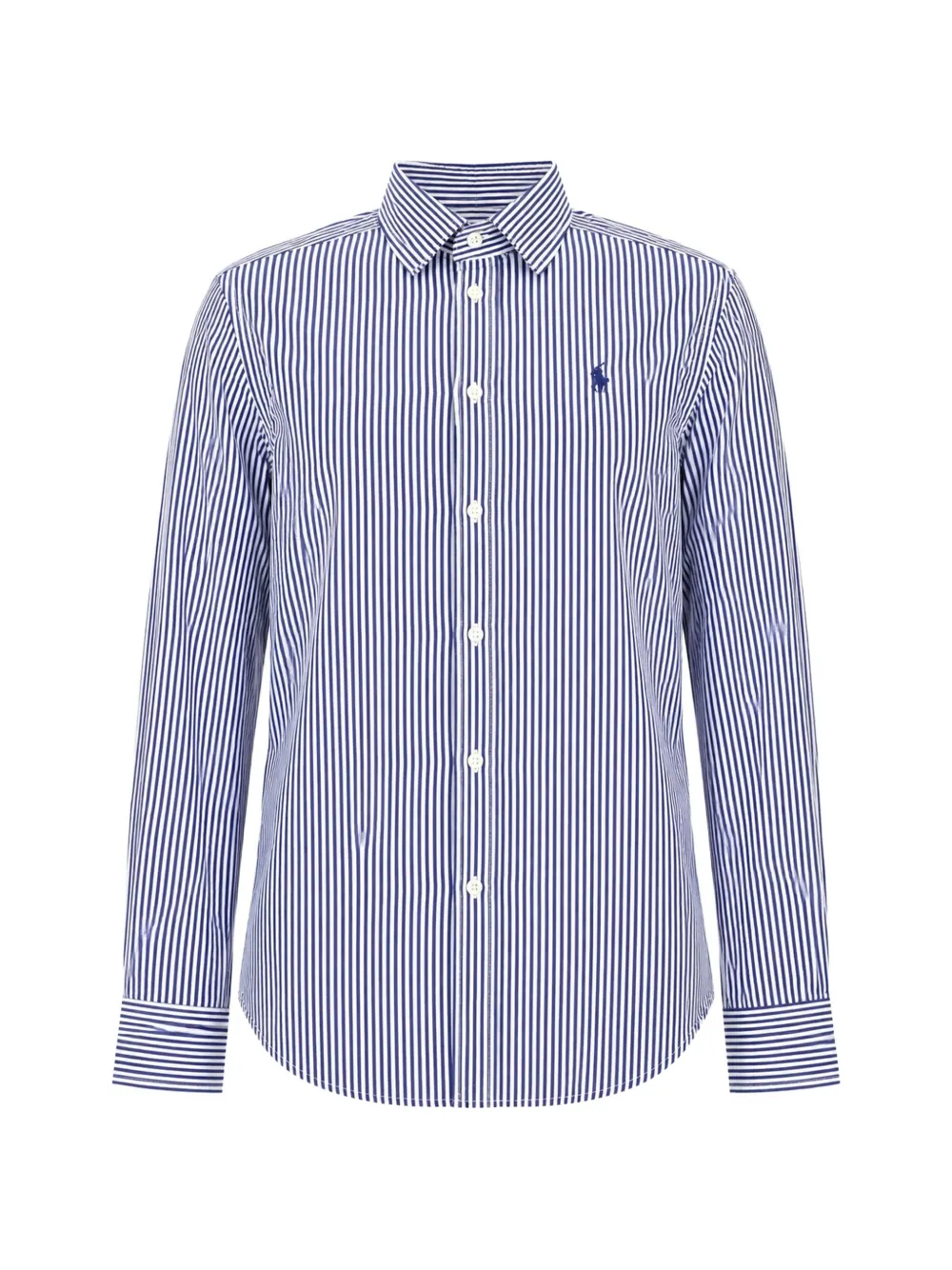 Polo Ralph Lauren striped logo-embroidered shirt - Blau