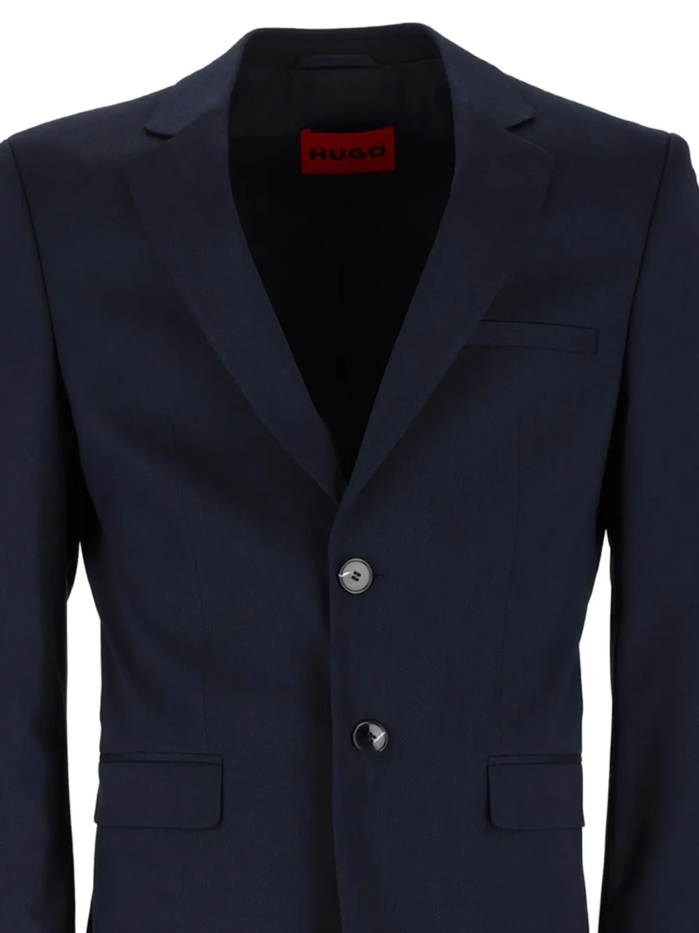 HUGO Pak met enkele rij knopen Blauw