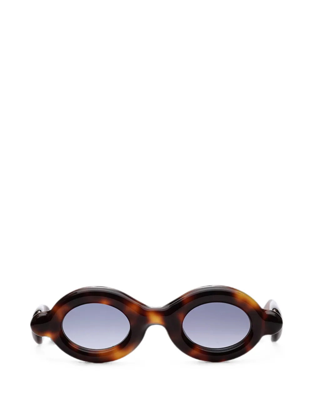 Paloceras Pebble Round-frame Sunglasses In Brown