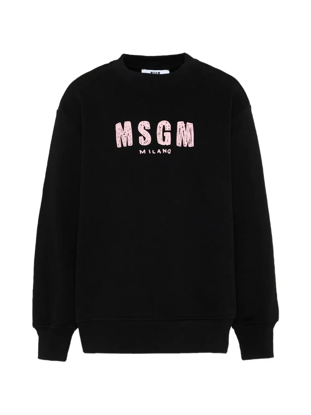 MSGM Kids logo-print sweater - Nero